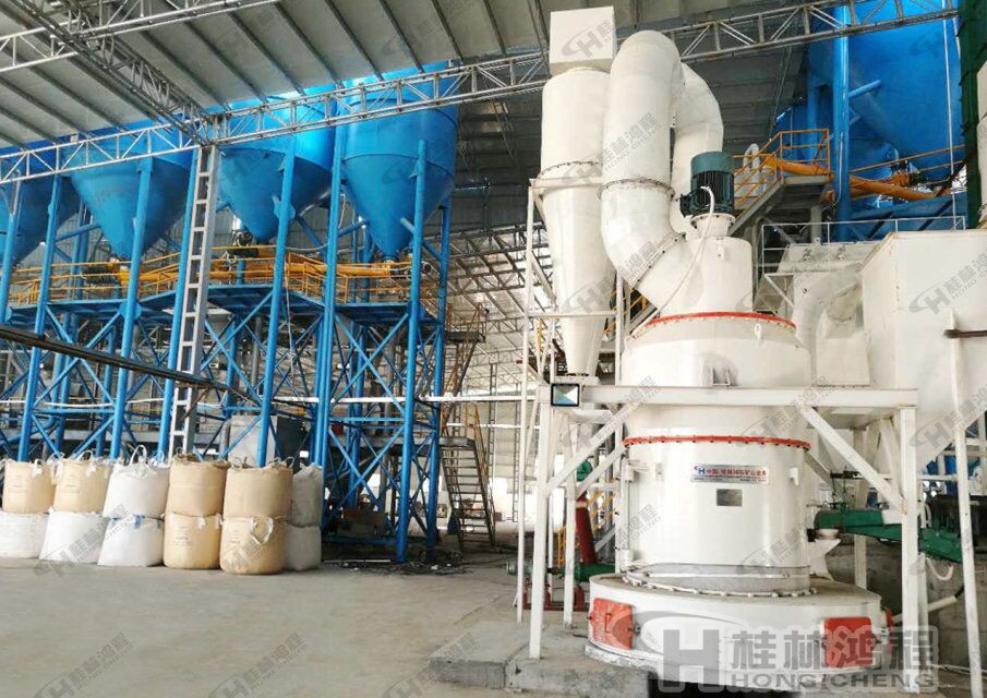 4R3216雷蒙機(jī)80-100目重晶石磨粉設(shè)備，重晶石雷蒙磨粉機(jī)